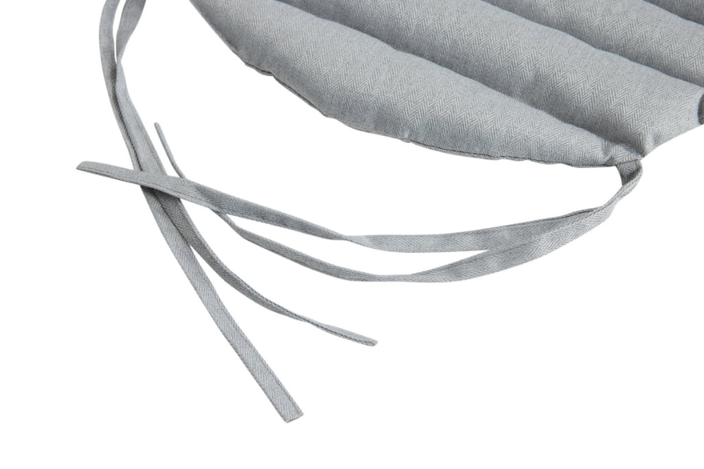Outdoor Anti-Slip Chair Pads – Waterproof Patio Seat Cushions polyester herringbone outdoor anti grip chair pad with tie product photo