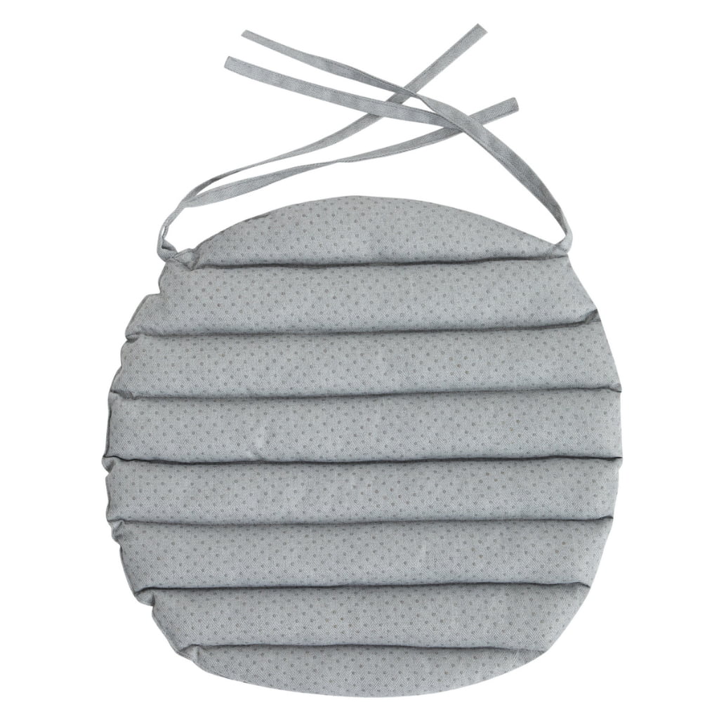Outdoor Anti-Slip Chair Pads – Waterproof Patio Seat Cushions polyester herringbone outdoor anti grip chair pad with tie product photo