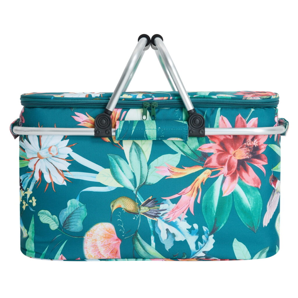 Insulated Cooler Baskets – Polyester Oxford Picnic Cooler polyester oxford outdoor print cooler basket product photo