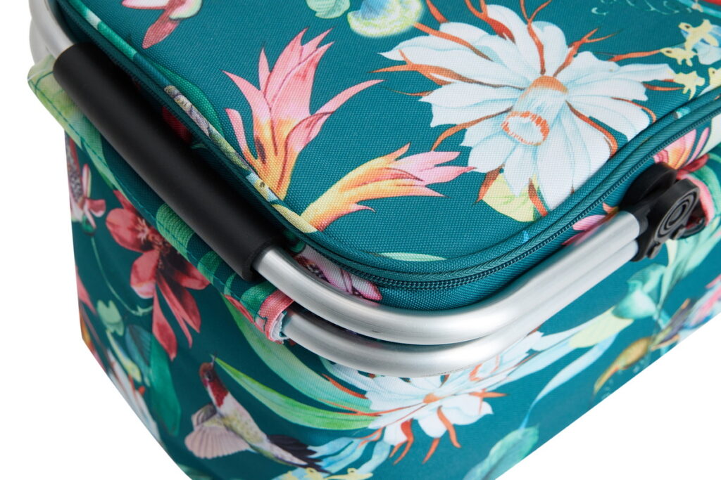 Insulated Cooler Baskets – Polyester Oxford Picnic Cooler polyester oxford outdoor print cooler basket product photo