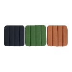 Waterproof Foam Seat Cushions – Outdoor Chair Pads waterproof herringbone foam seat cushion with non slip backing product photo