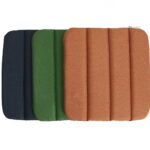 Waterproof Foam Seat Cushions – Outdoor Chair Pads waterproof herringbone foam seat cushion with non slip backing product photo