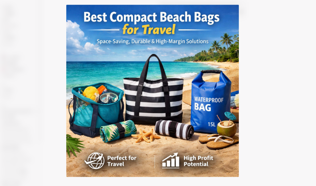 Compact Beach Bags for Travel: Space-Saving Solutions for Your Next Getaway