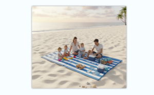 extra large beach mat sample for beach day retail and resort programs