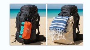 Foldable waterproof beach mat for beach and outdoor textile sourcing