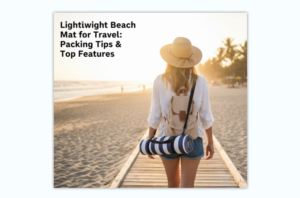 lightweight beach mat product example for travel and beach sourcing