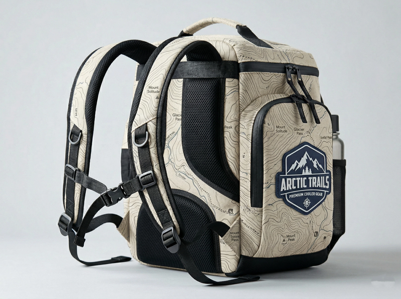 OEM backpack cooler bag wholesale with custom logo printing and padded straps, shipping globally.