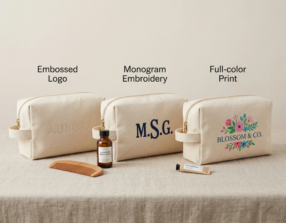 Custom Personalized Toiletry Bag