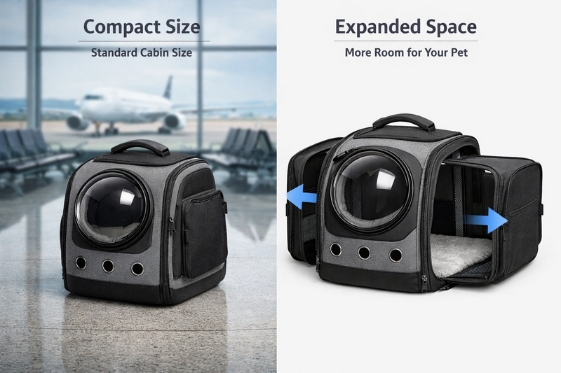 expandable soft pet carrier OEM manufacturer airline approved collapsible wholesale