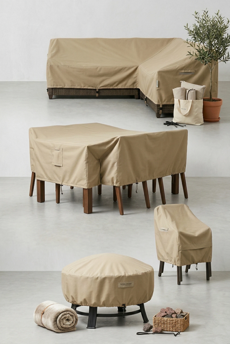 outdoor furniture cover manufacturer OEM waterproof patio garden 600D Oxford wholesale LISO LTD Hangzhou