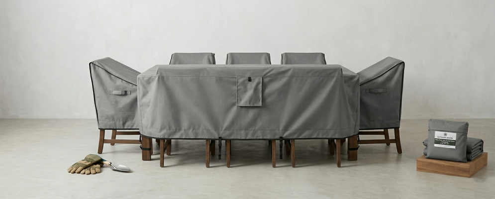 outdoor table cover OEM manufacturer waterproof round square rectangular patio cover wholesale China