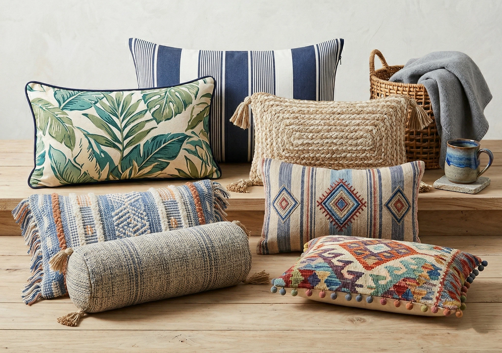 outdoor lumbar pillow manufacturer OEM 12x20 back support patio sofa wholesale China