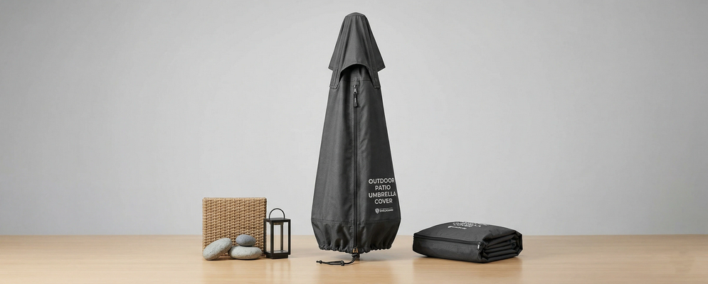 patio umbrella cover OEM manufacturer waterproof offset pole parasol cover wholesale China