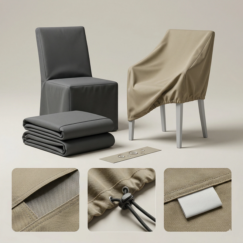 stacking chair cover OEM manufacturer event rental venue outdoor storage