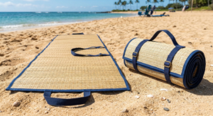 straw beach mat supplier product example for beach mat sourcing
