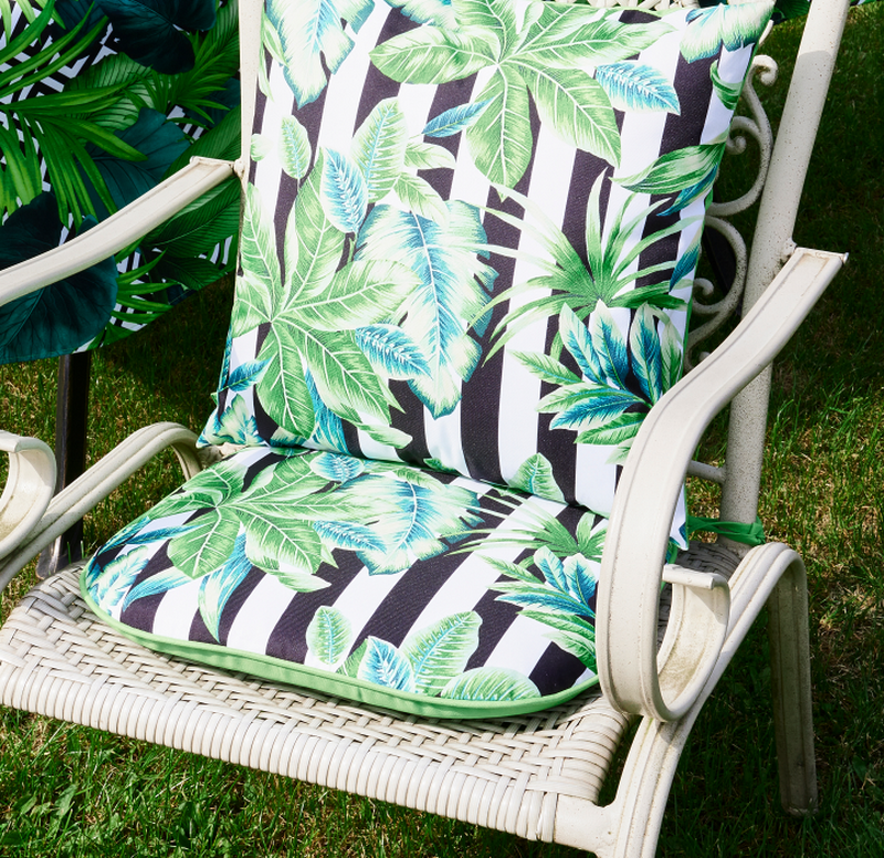 tie-on dining chair pad OEM manufacturer wholesale outdoor patio set of 4