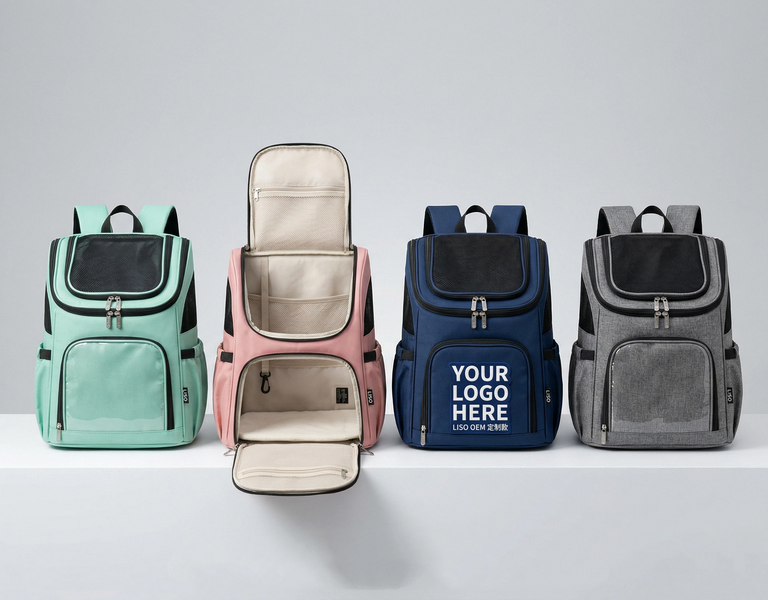 Multi-color Pet Carrier Backpacks - LISO OEM ODM Pet Supplies
