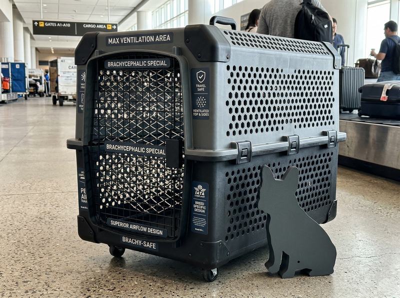 brachycephalic breed airline carrier enhanced ventilation manufacturer OEM
