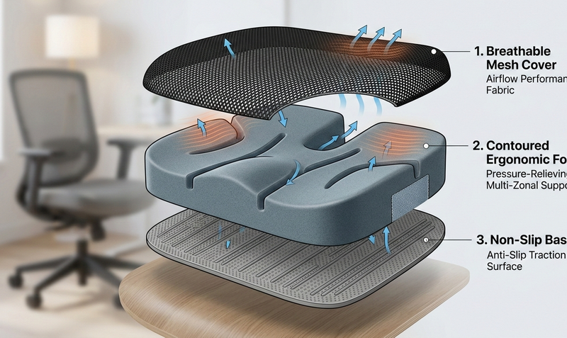 how to choose high‑performance ergonomic cushions for offices (1)