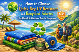 Quick-dry fabric for beach bag and outdoor textile sourcing
