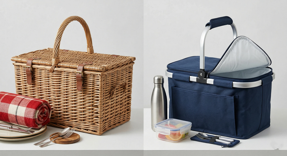 Bulk luxury wicker picnic hampers for corporate gifting (1)_2