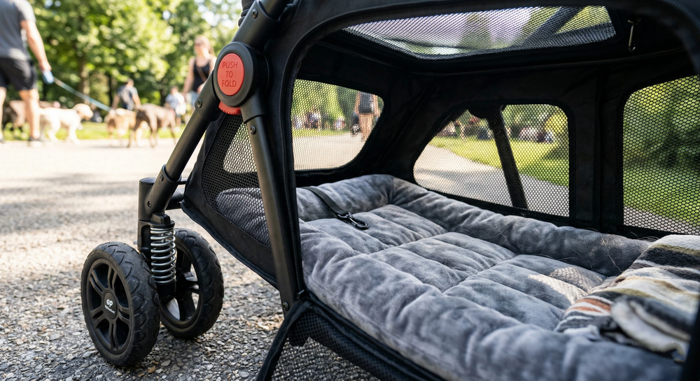 Custom Travel Pet Stroller_2