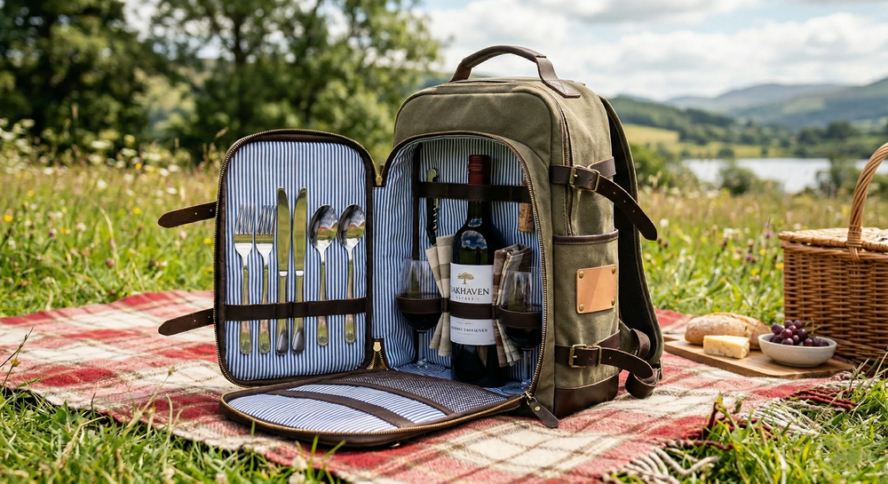 Custom logo picnic baskets for outdoor brands (1)_2