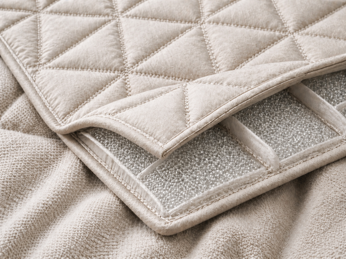 Durable stitching and premium fabric quality for weighted blanket manufacturing