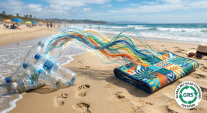 GRS certified beach mat manufacturer material options for recycled polyester beach mats