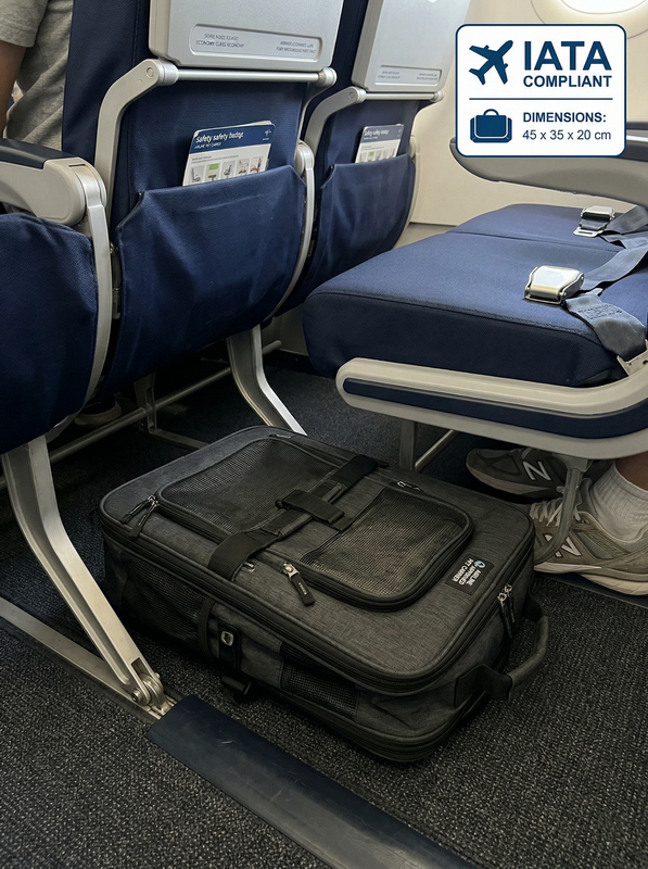 IATA Compliant Airline Approved Pet Carrier Wholesale - Soft-Sided Travel Backpack for EU US Markets