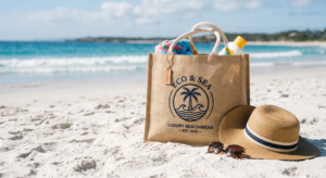 eco friendly beach bag manufacturer sample for private label beach day programs