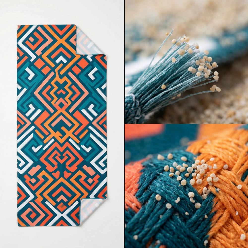 Microfiber sand-free quick dry beach towel supplier