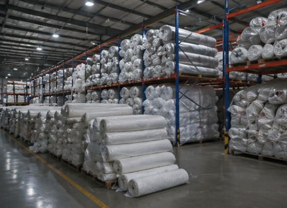 Bedding material warehouse — LISO HOME factory