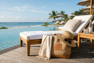 Sustainable beach bags for resort and private label beach programs