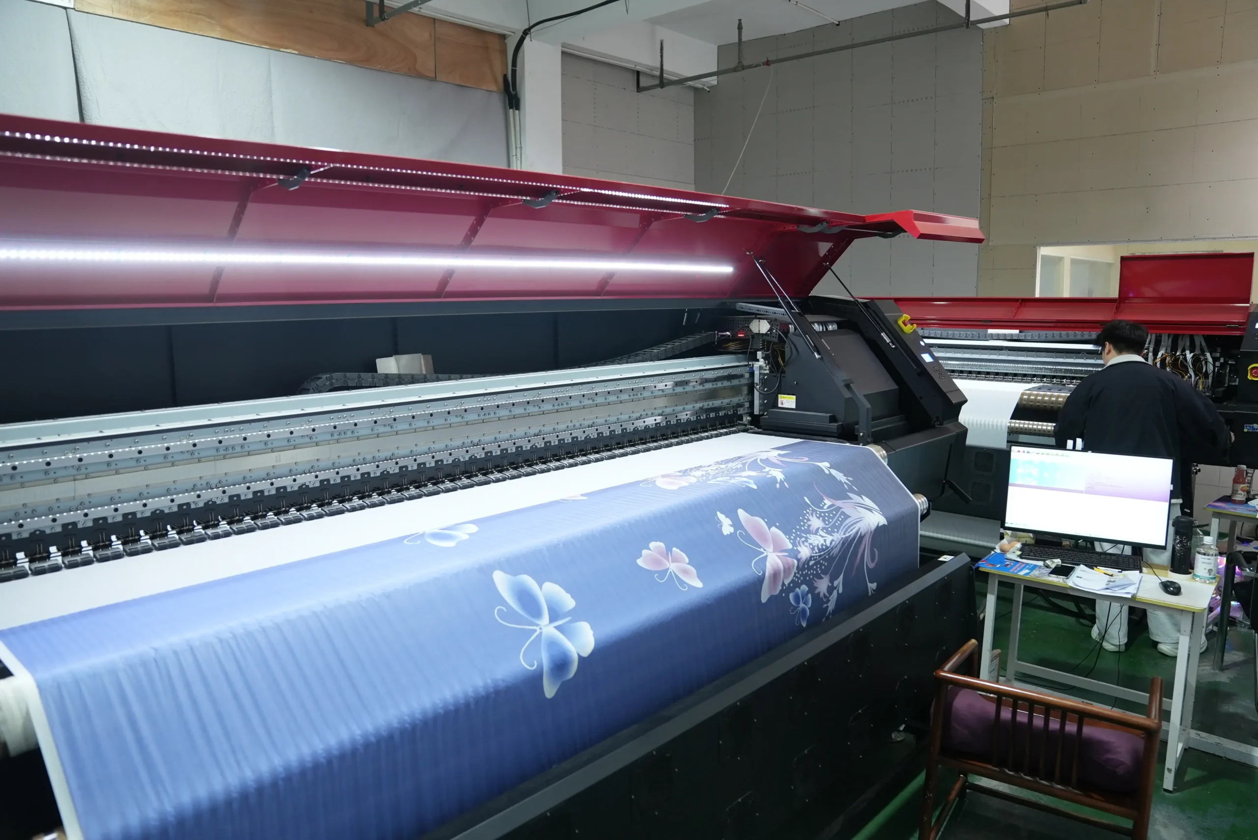 LISO beach towel factory production floor Hangzhou China