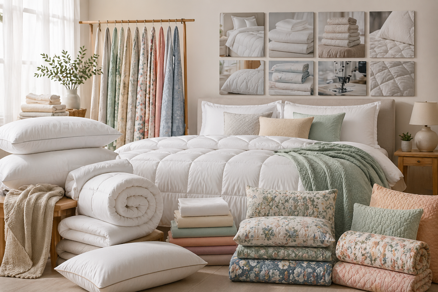 LISO HOME bedding manufacturer — comforters, duvets, pillows production facility Hangzhou