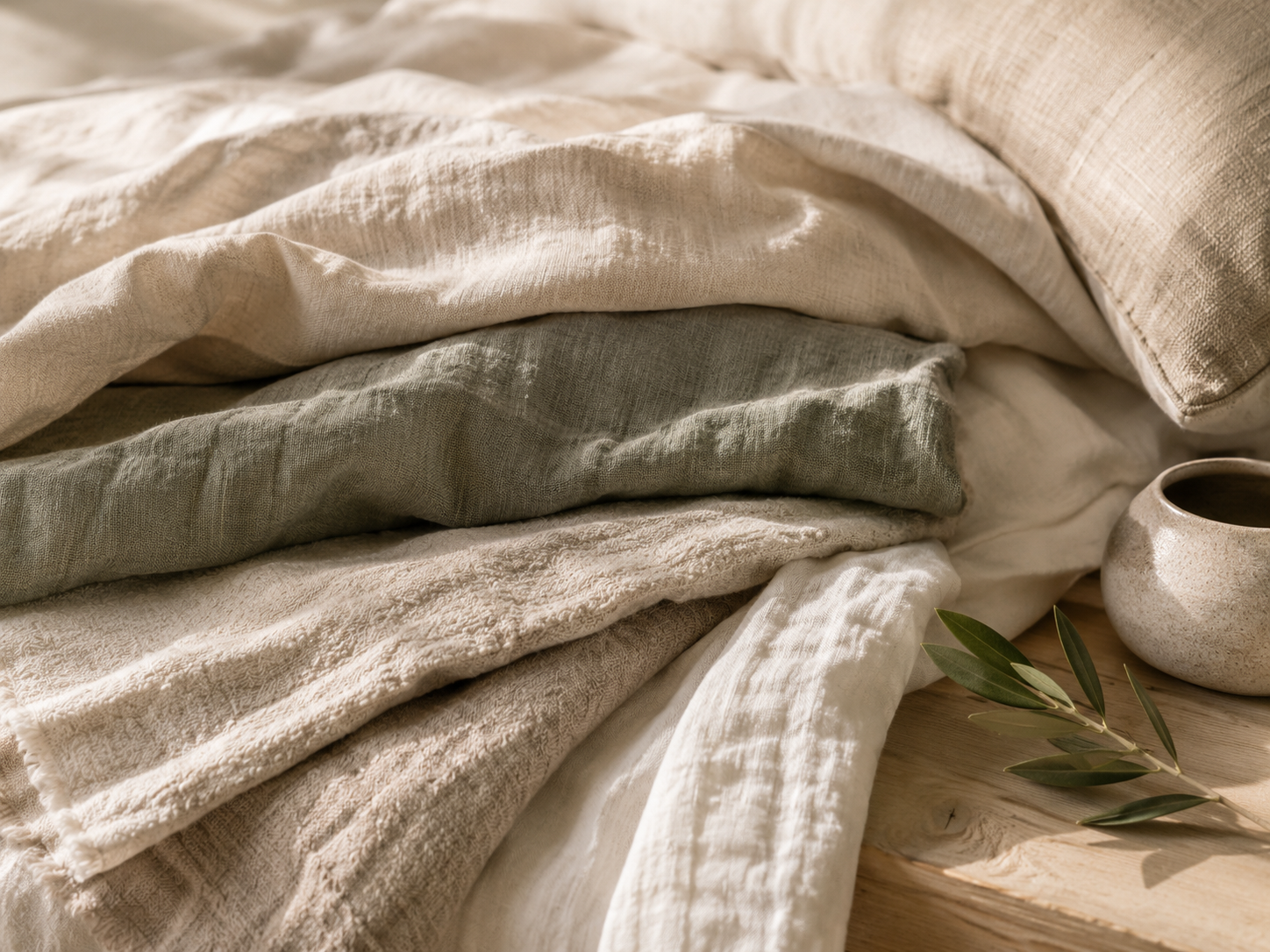 close up linen cotton hemp fabrics bedding manufacturers