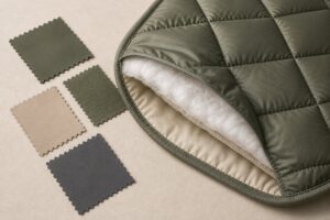 custom puffer blanket fabric and filling comparison for sourcing