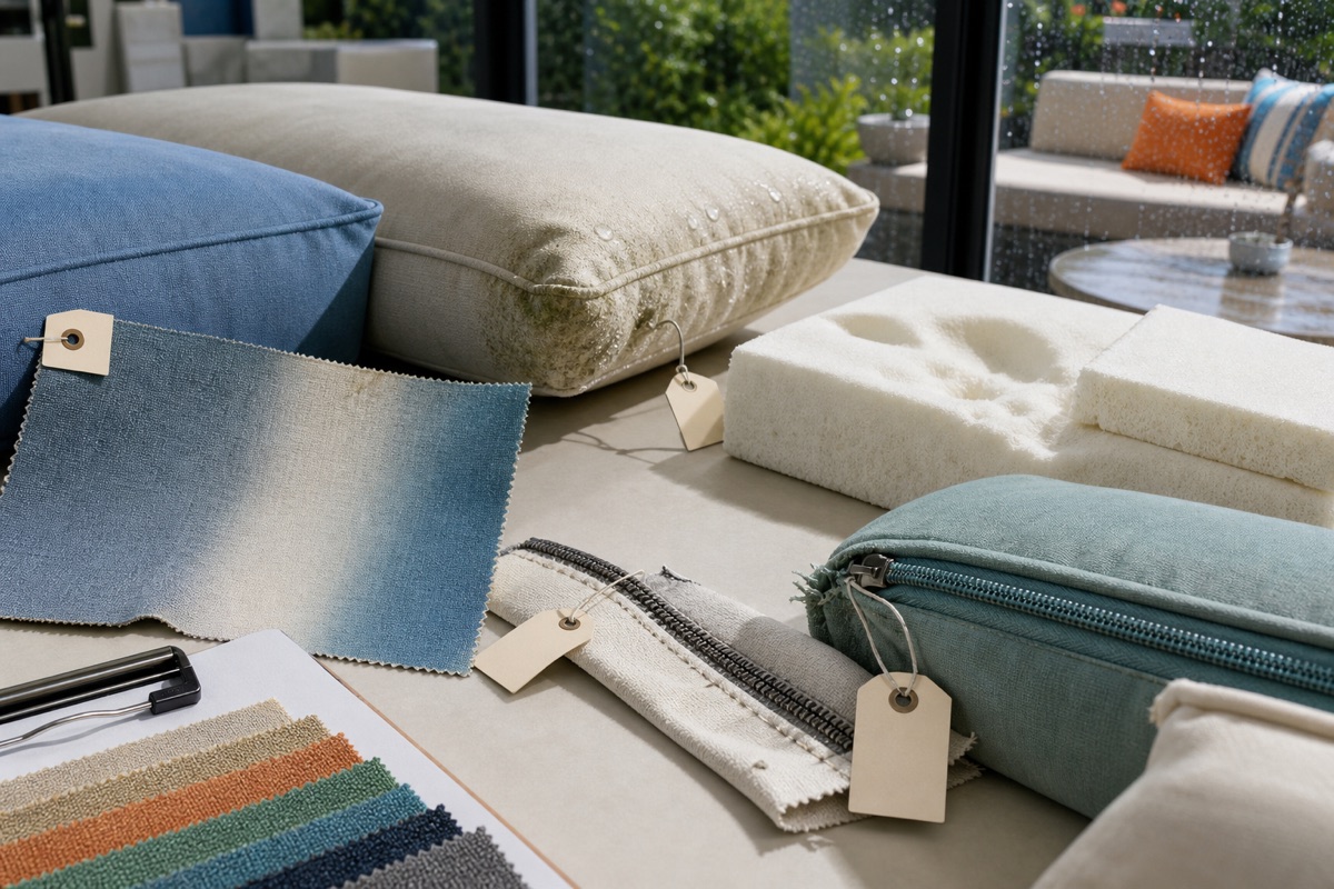 outdoor cushion fading mold and foam failure routes