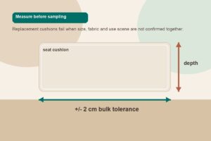 outdoor cushion replacement measurement checklist for seat cushions and chair pads